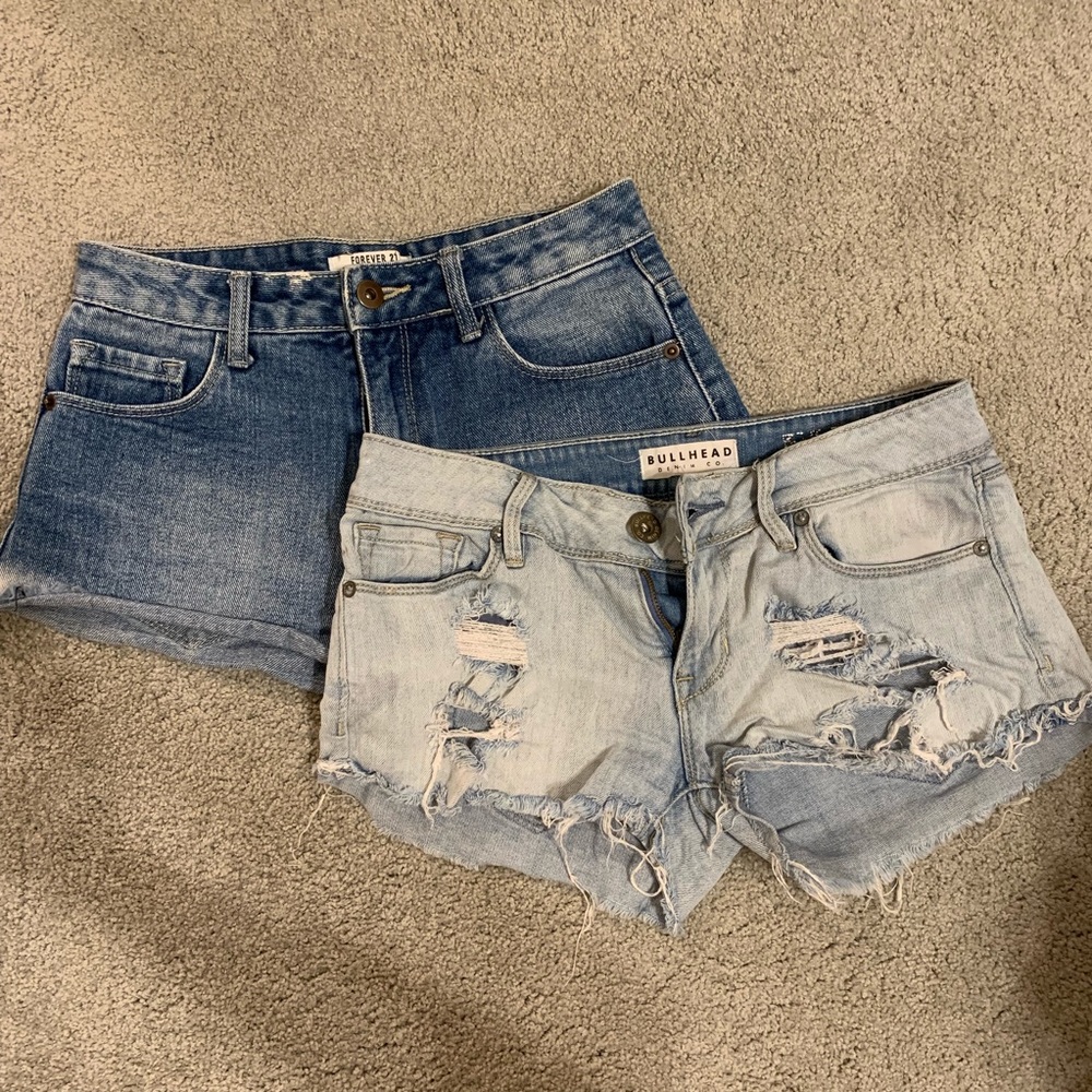 Jean shorts ($8 for both shorts)
